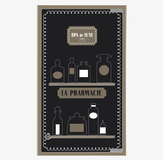 Bild av vintage-inspirerat medicinskåp med elegant design