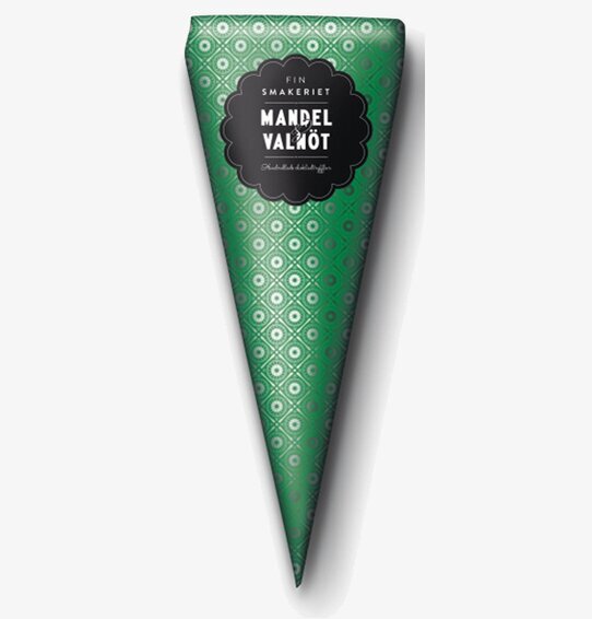 Bild av lyxig chokladtryffelförpackning med mönster