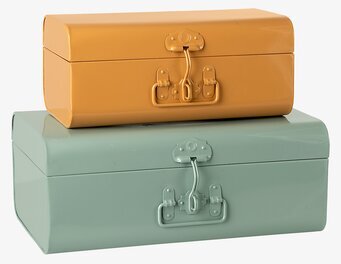 Bild av stilrena och funktionella plåtburkar i set