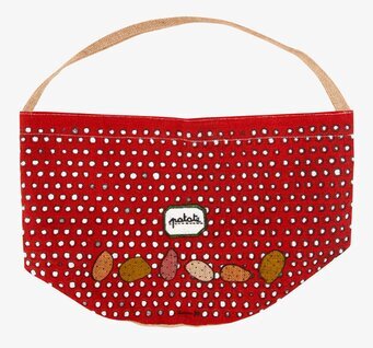 Bild av färgglad och stilfull förvaringsväska för potatis