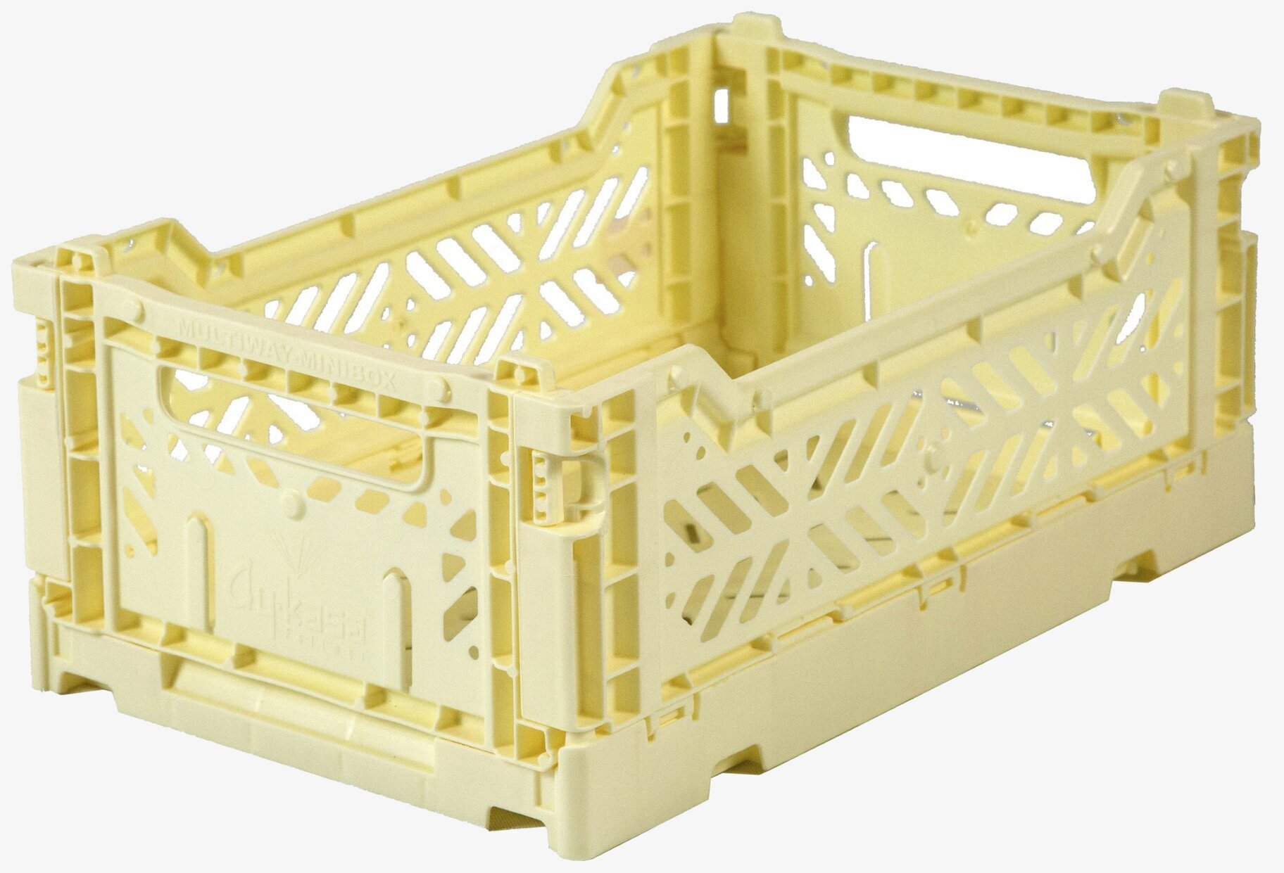 Foto av stilren och praktisk förvaringslösning i plast