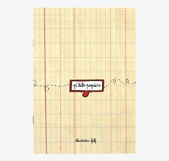 Bild av anteckningsblock med enkel och lekfull design