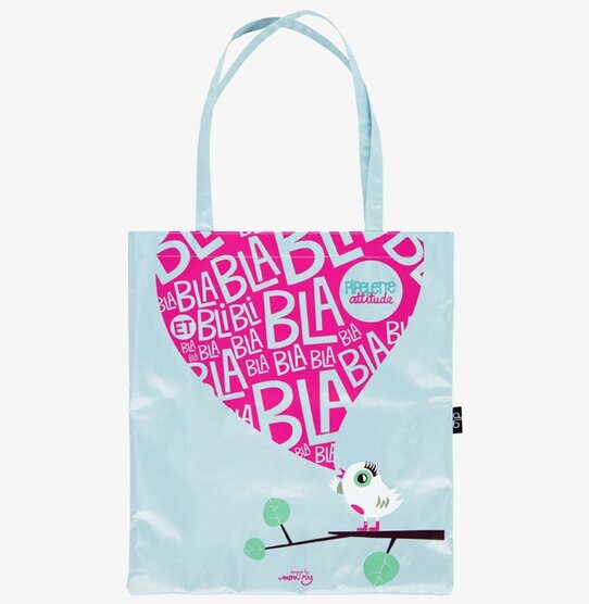 Bild av shoppingväska med livfull design och funktionalitet