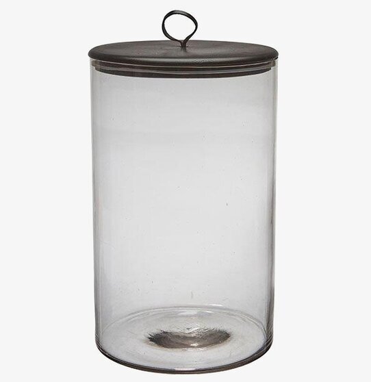 Glasburk Kuta Svart XL från Wikholm Form i transparent glas