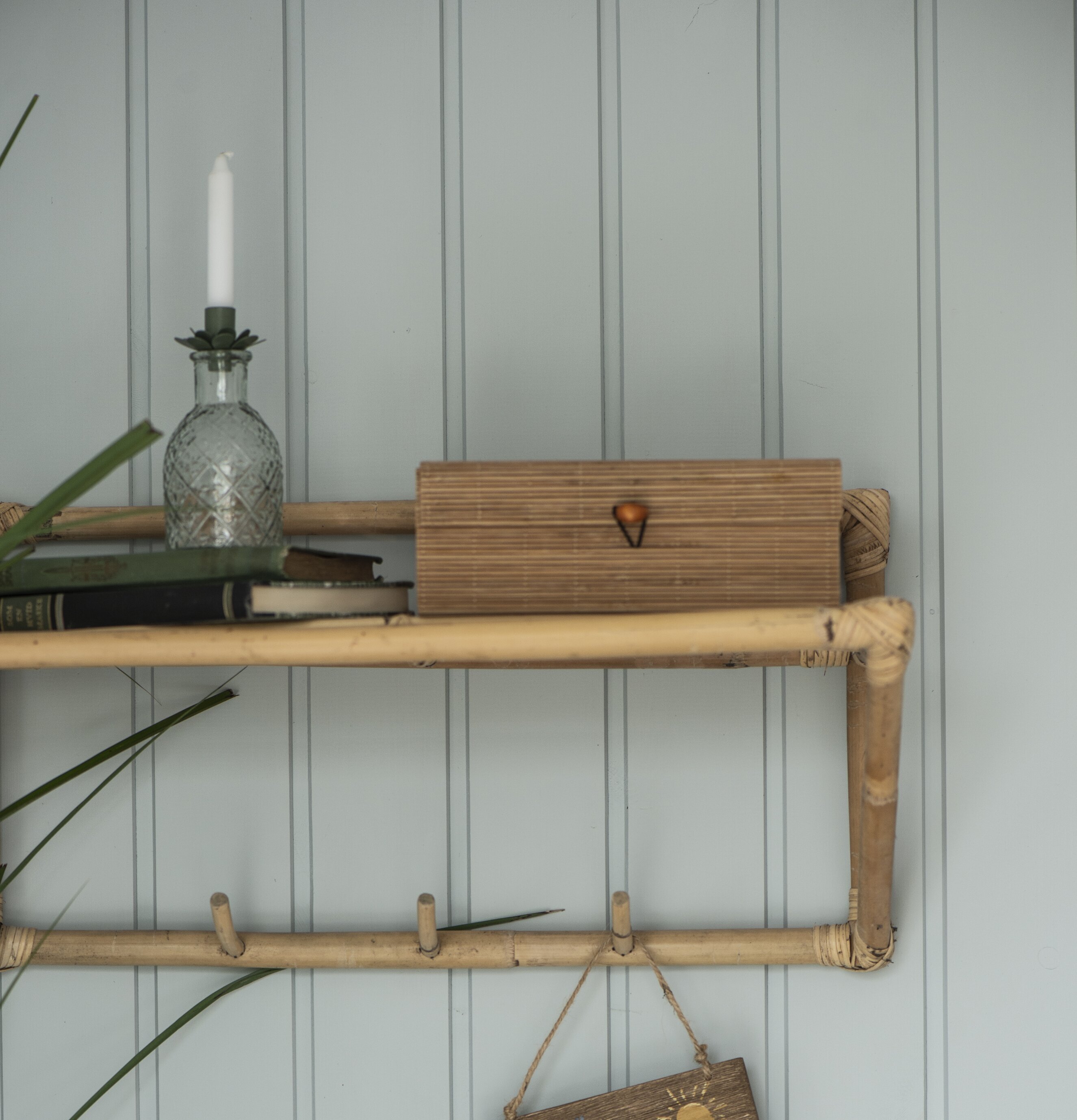 Förvaringslåda Bambu Set/2 Natur från IB Laursen på hylla