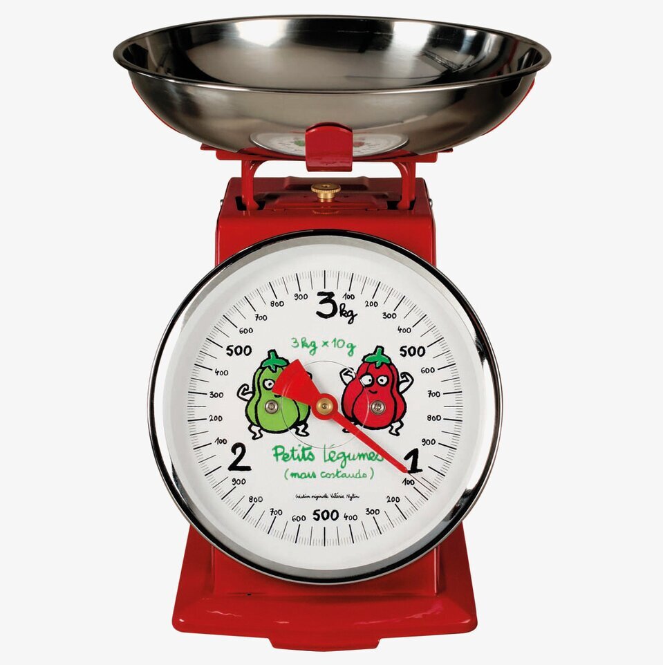 Köksvåg Grönsaker röd från Derriére la porte i köket