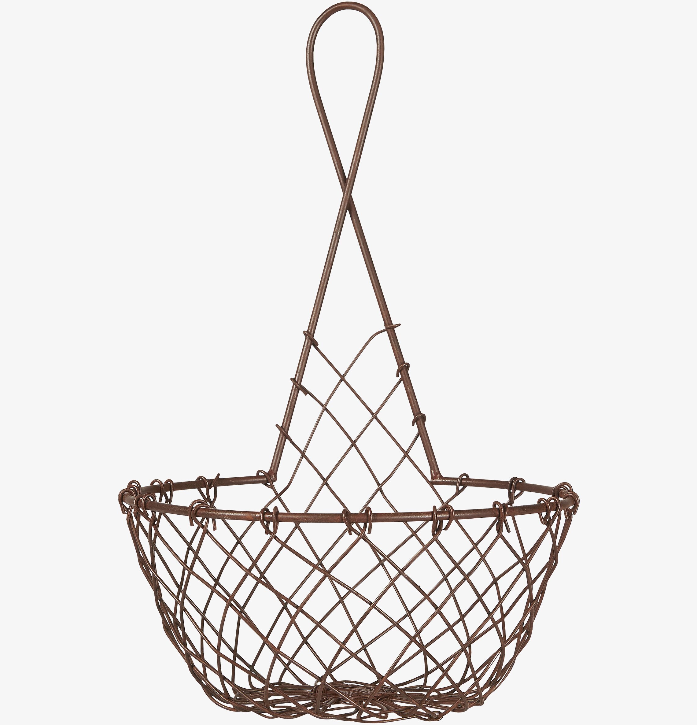 Trådkorg Vägg Stor från IB Laursen i metall med nätmönster