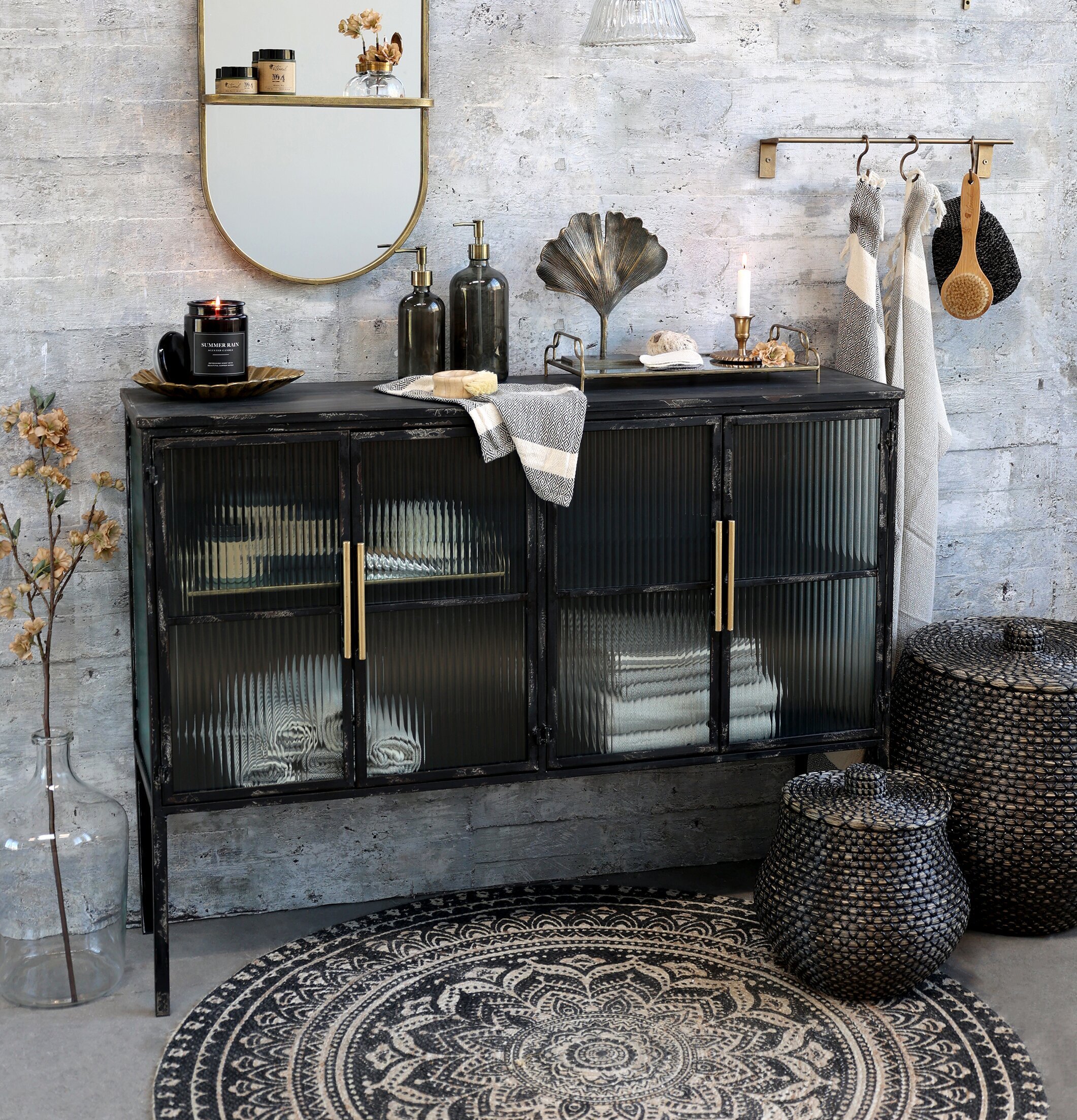 Bild av stilfull inredning med industriell touch