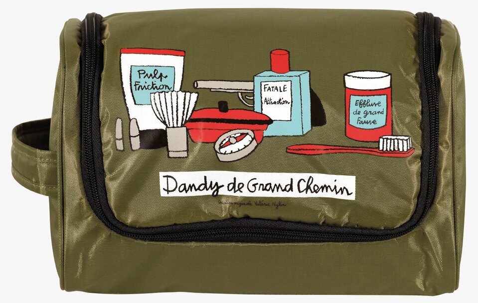 Bild av grön necessär för stilfull och praktisk grooming