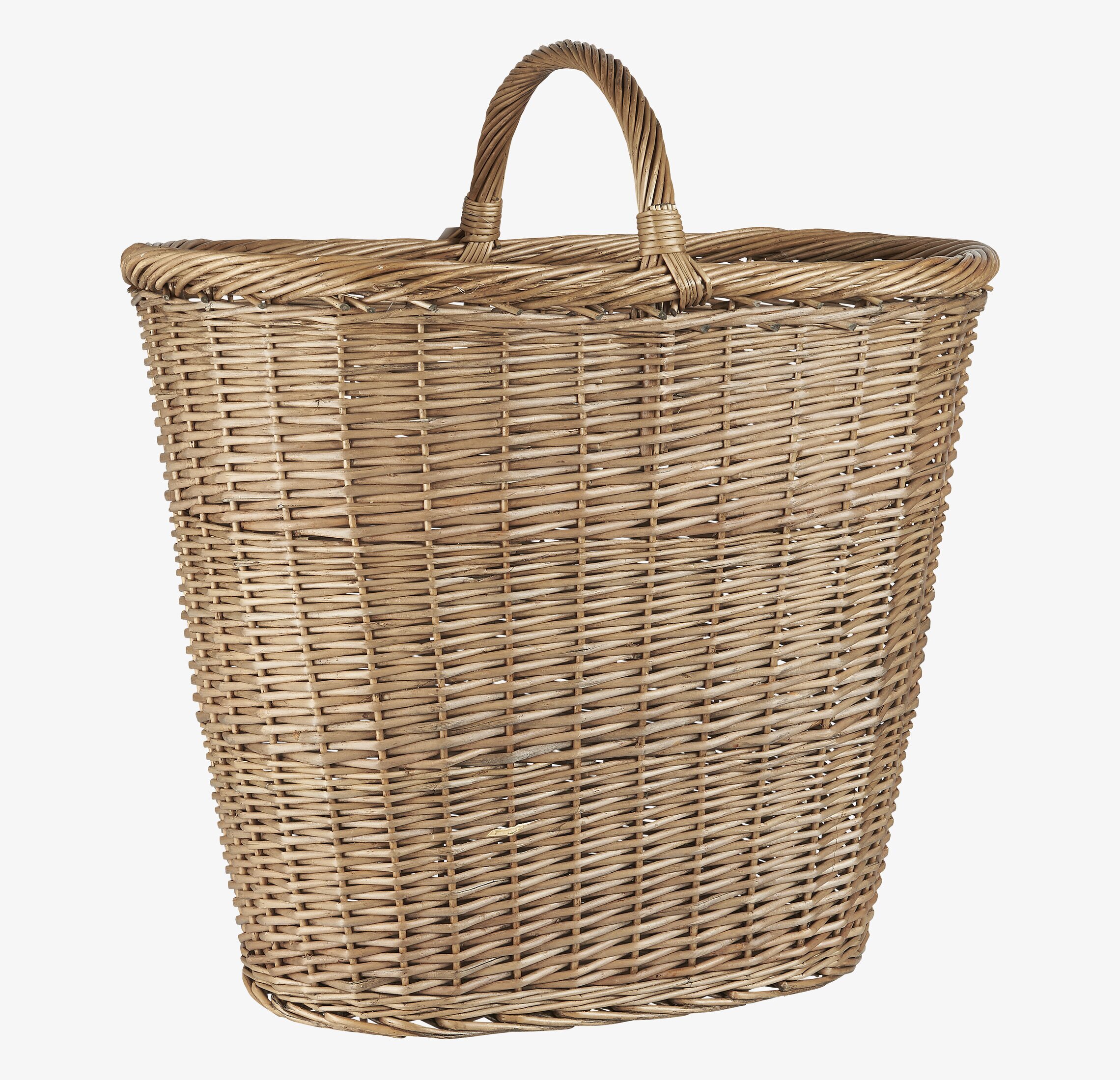 Oval Korg Flätad Pil från IB Laursen på vit bakgrund