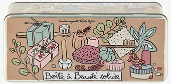 Plåtburk Skönhet från Derriére la porte med tecknade motiv