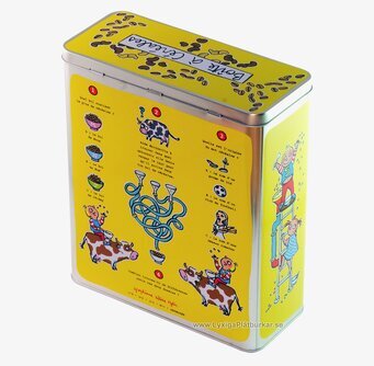 Plåtburk Frukostflingor gul från Derriére la porte