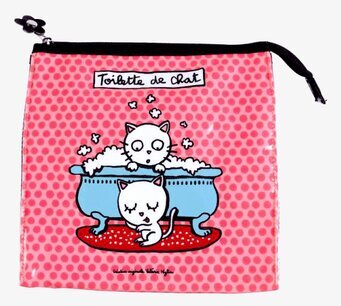 Bild av färgglad och lekfull kattdesignad förpackning