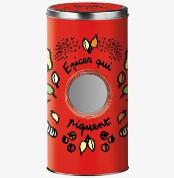 Plåtburk Müsli/örter/nötter - Röd från Derriére la porte