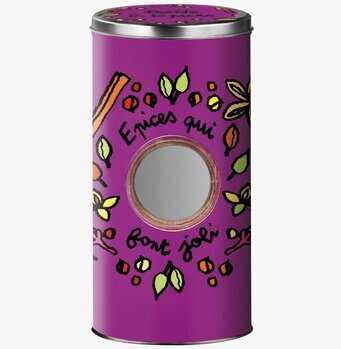 Plåtburk Müsli/örter/nötter - Lila från Derriére la porte
