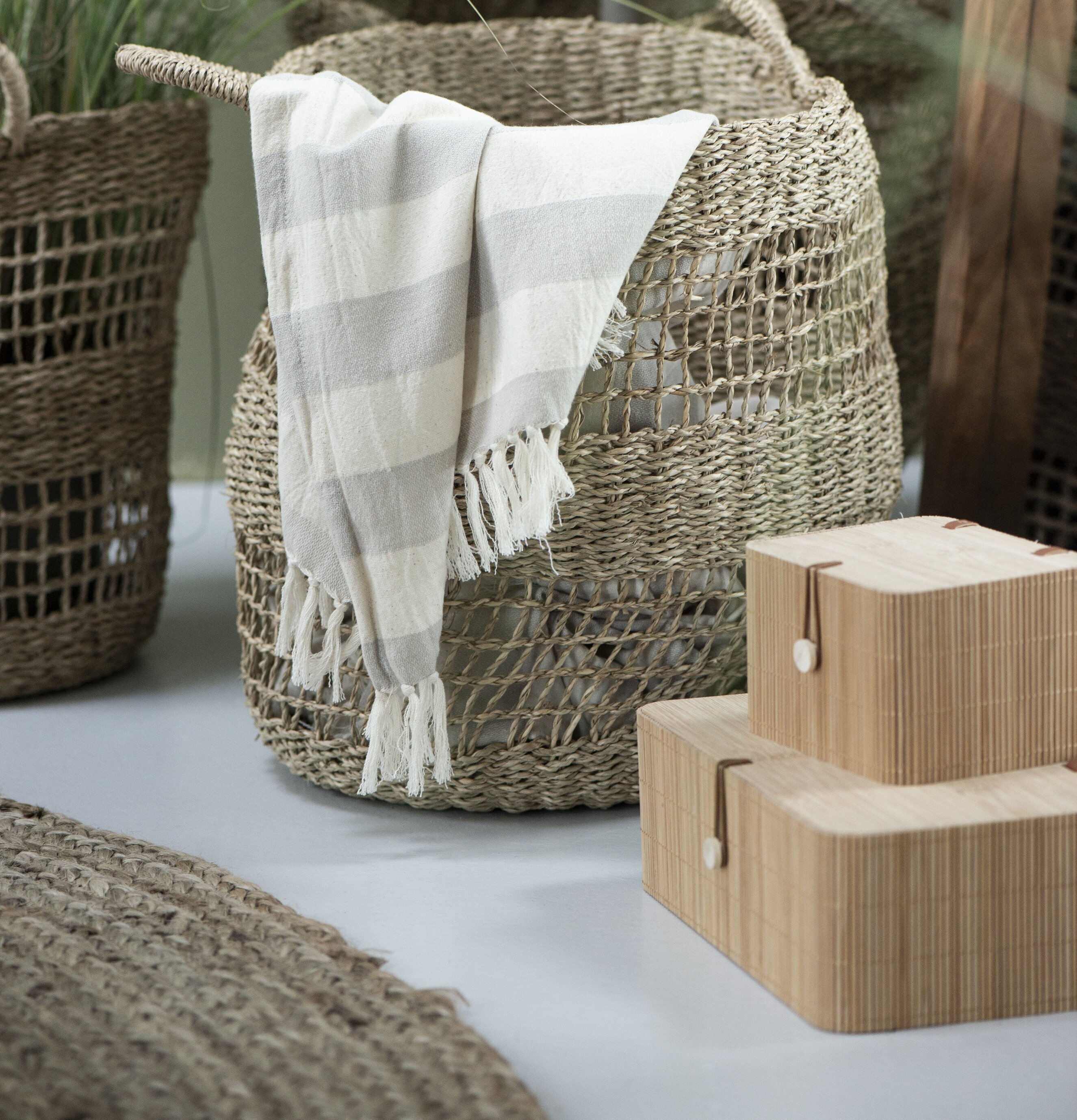 Förvaringslåda Bambu Natur från IB Laursen i harmonisk miljö