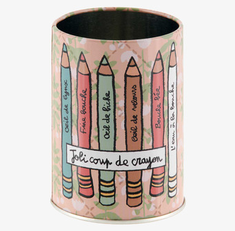 Plåtburk Smink Derriére la porte Plåtburkar Metallburkar