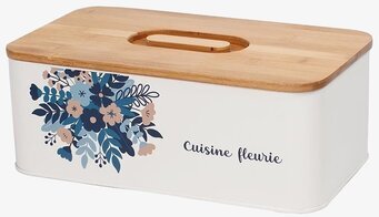 Plåtburk Bröd Vit Med Bambulock från Derriére la porte