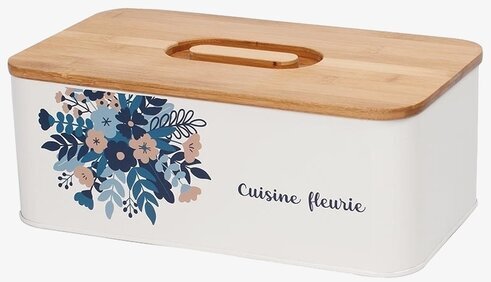 Plåtburk Bröd Vit Med Bambulock från Derriére la porte