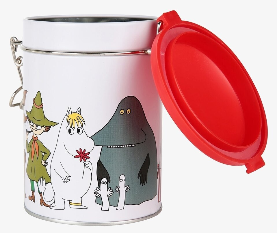 Plåtburk Te Mumin från Moomin by Martinex med rött lock