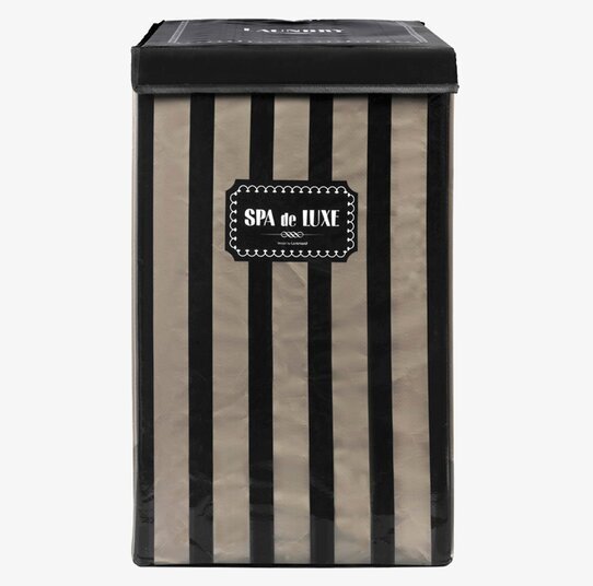 Tvättkorg Spa de luxe från Derriére la porte med lock