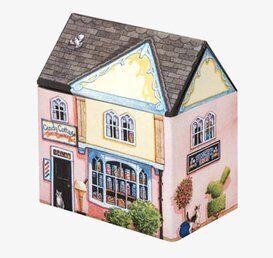 Plåtburk Hus Sweet Shop Liten från Bromma Kortförlag