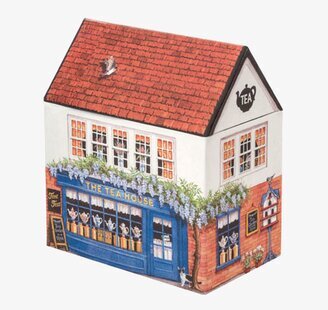 Plåtburk Hus Tea Shop Stor från Bromma Kortförlag