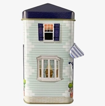 Plåtburk Markishus Sweet Shop från Bromma Kortförlag