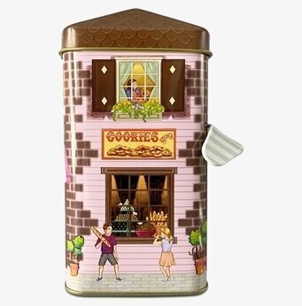 Plåtburk Markishus Patisserie från Bromma Kortförlag