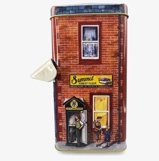 Plåtburk Markishus Bakery Stor från Bromma Kortförlag