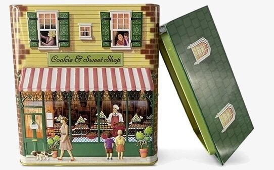 Plåtburk Townhouse Cookie & Sweet från Bromma Kortförlag