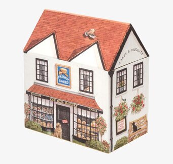 Plåtburk Hus Bakery Stor från Bromma Kortförlag