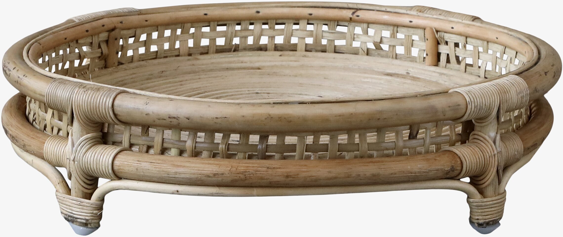 Bricka Rotting från Chic Antique i naturligt rottingmaterial