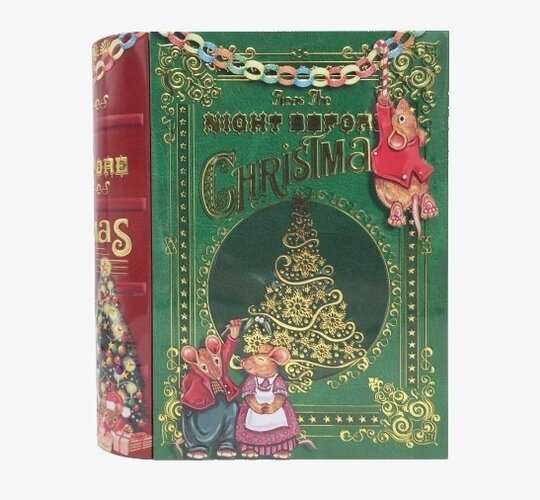 Plåtburk/Bokburk - Night Before Christmas från Bromma Kortförlag