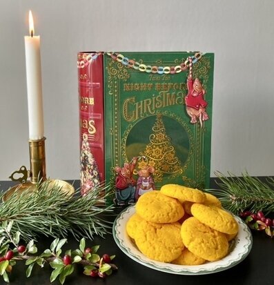 Plåtburk/Bokburk - Night Before Christmas Bromma Kortförlag Plåtburkar Metallburkar