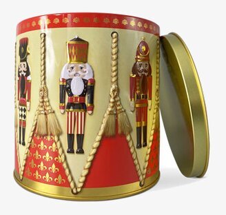 Plåtburk Nutcracker Drum från Bromma Kortförlag med lock