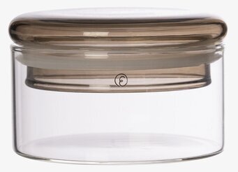 Bild av stilren och funktionell förvaringsburk i glas