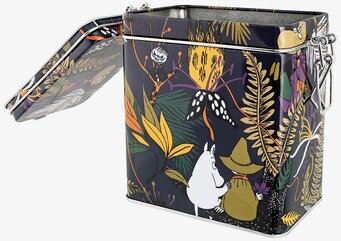 Plåtburk Mumin Orkide från Moomin by Martinex med blommor