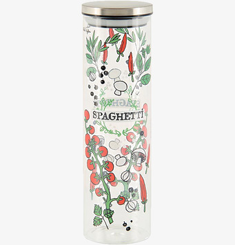 Glasburk Spagetti från Derriére la porte med färgglad design