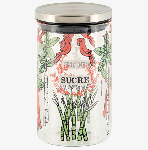 Glasburk Socker från Derriére la porte med färgglad design