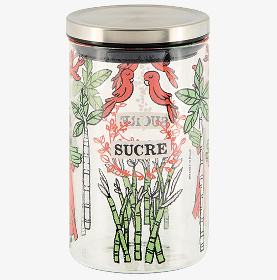 Glasburk Socker från Derriére la porte med färgglad design