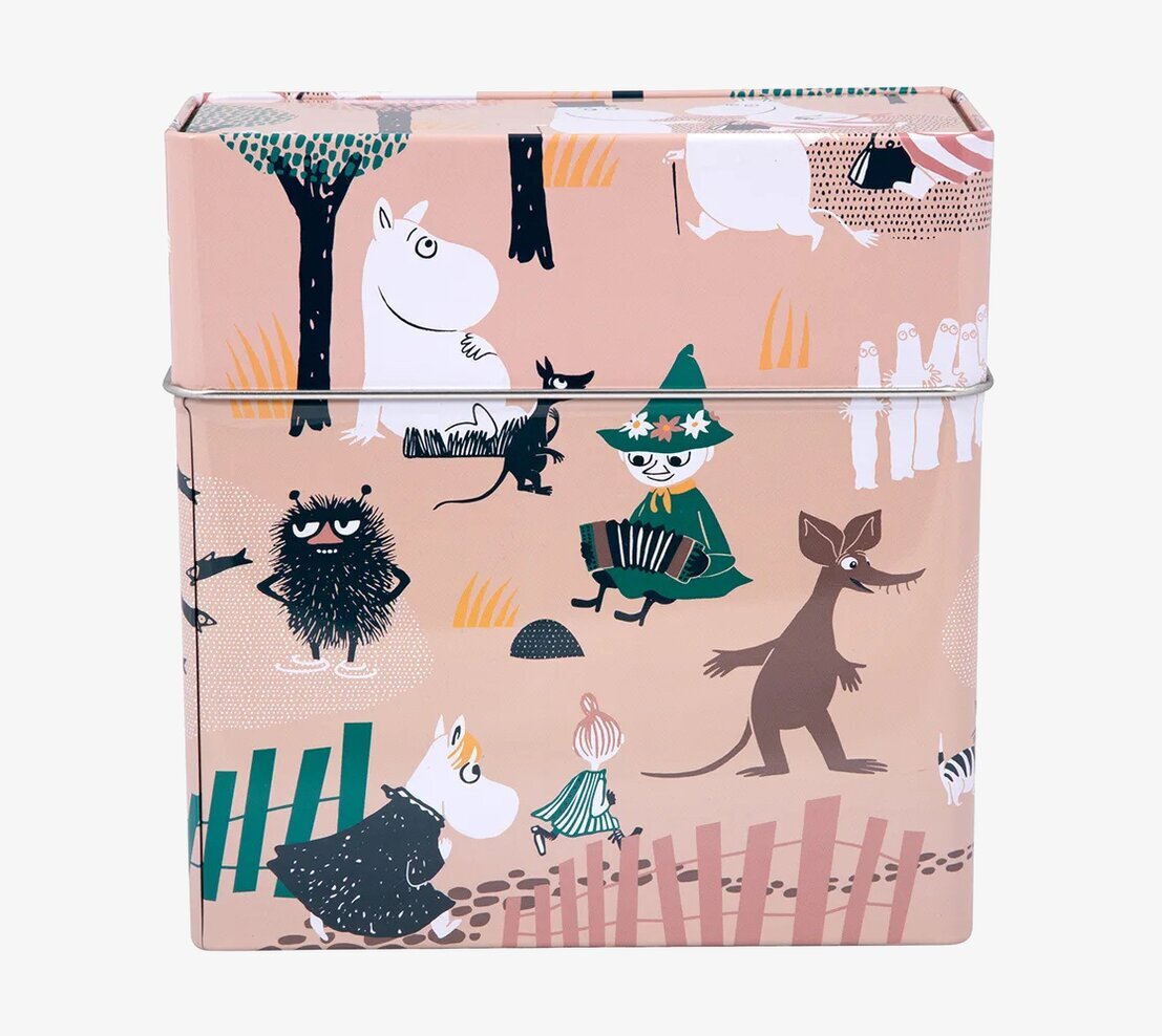 Kaffefilterburk - Mumin Skogsutflykt Rosa från Moomin by Martinex