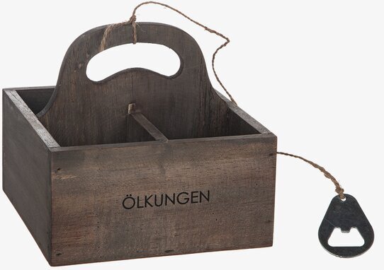 Bild av rustik trälåda med stil och funktionalitet