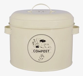 Plåtburk Kompost M. Karbonfilter från Gardenlife i plåt