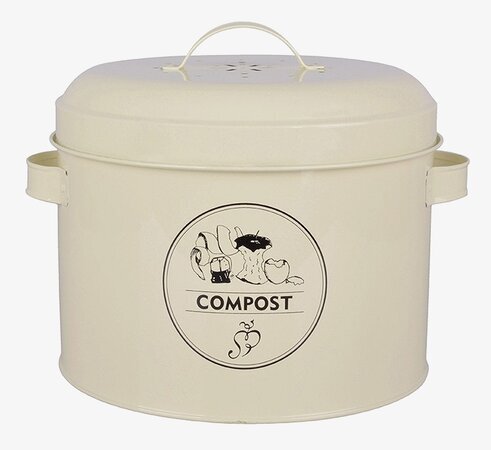 Plåtburk Kompost M. Karbonfilter från Gardenlife i plåt