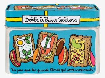 Plåtburk Svenska Knäckebröd från Derriére la porte