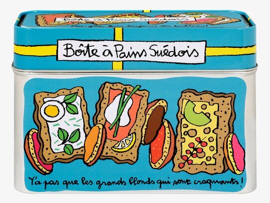 Plåtburk Svenska Knäckebröd från Derriére la porte