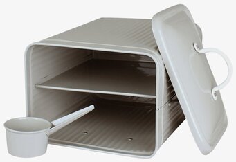 Plåtburk Hugo Tvättmedel Beige Strömshaga Plåtburkar Metallburkar