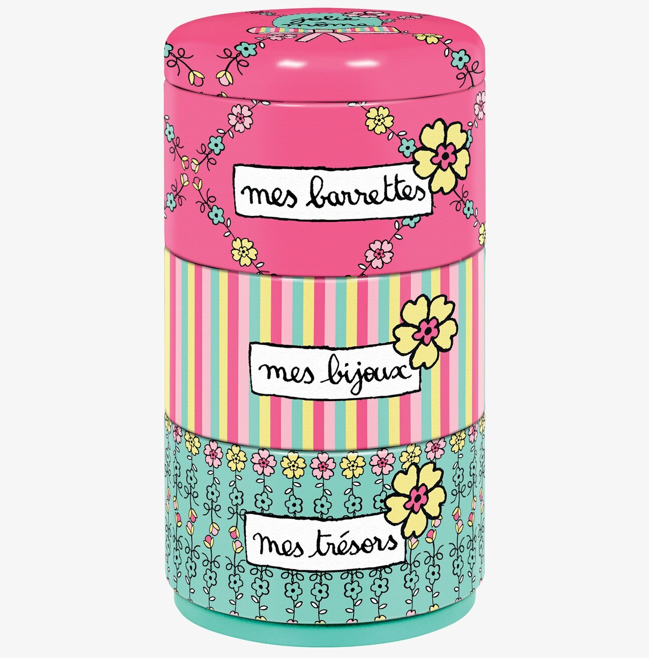 Plåtburk Småsaker 3-Delad från Derriére la porte