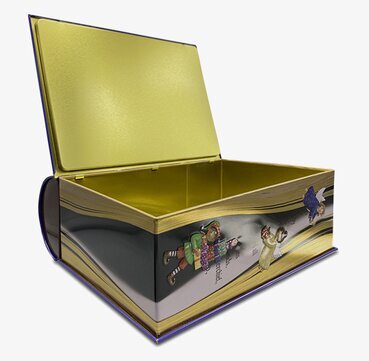 Plåtburk/Bokburk - Heavenly Christmas från Bromma Kortförlag